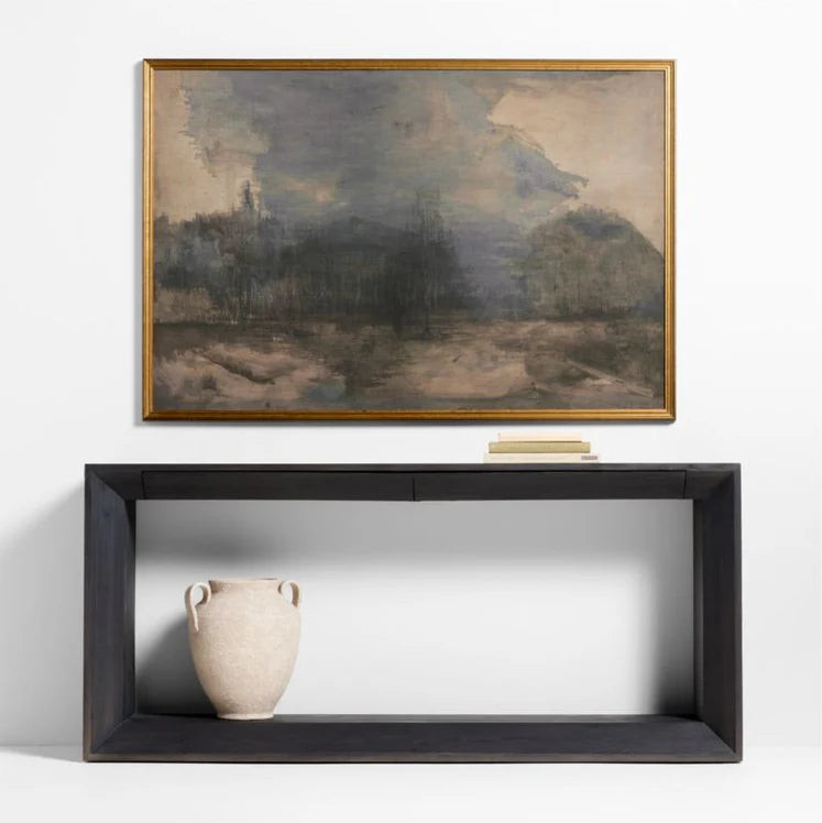 HDT KHAN | "Intermezzo" by Lillian Winkler 61.5"x41.5" Framed Wall Art Print