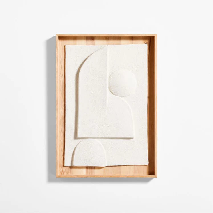 HDT KHAN | "Lain" Paper Mache Wall Art