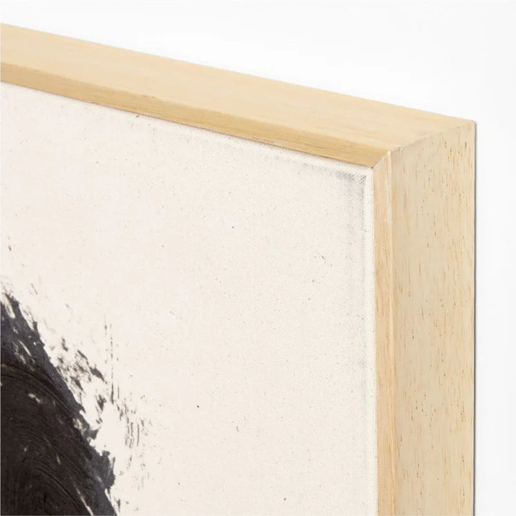 HDT KHAN | "Overarching" by Mary Elizabeth Peterson White Canvas 65"x47" Framed Wall Art Print