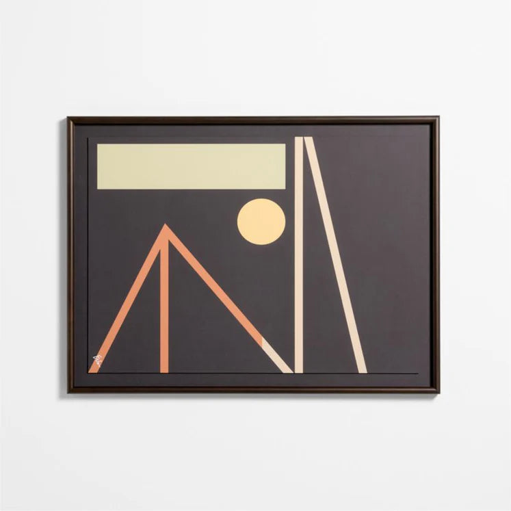 HDT KHAN | "Coimbra I" by Edward View 35"x47" Framed Wall Art Print