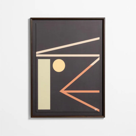 HDT KHAN | "Coimbra I" by Edward View 35"x47" Framed Wall Art Print