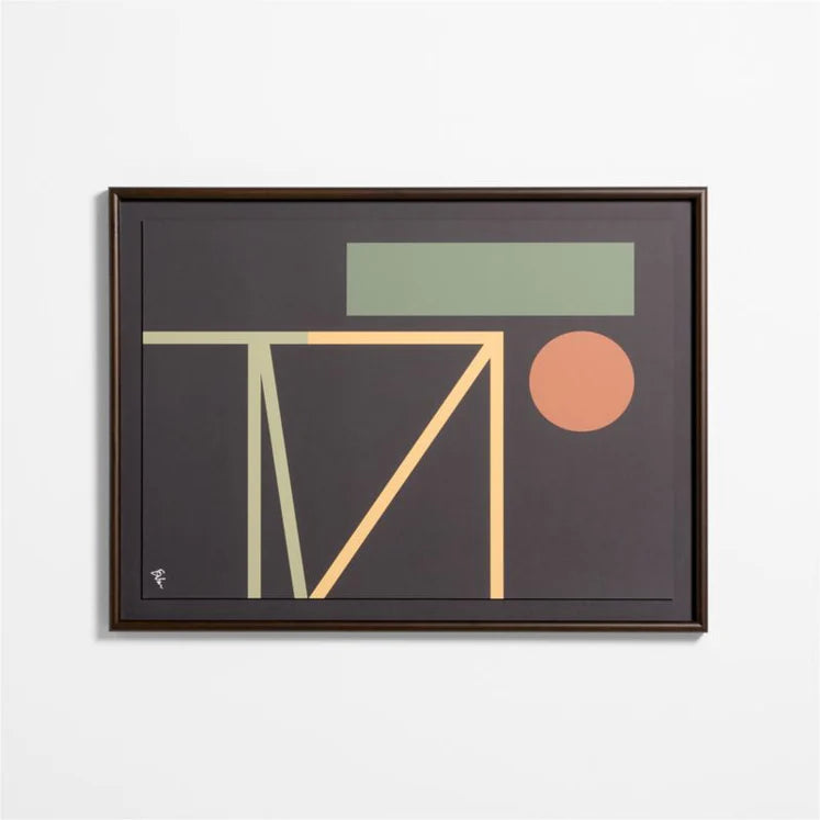HDT KHAN | "Coimbra II" by Edward View 35"x47" Framed Wall Art Print