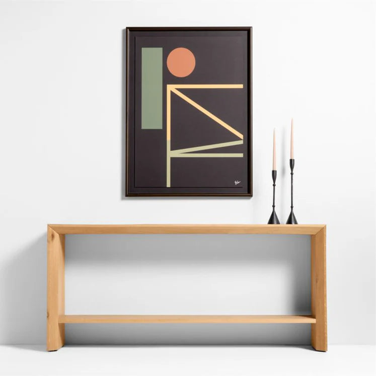 HDT KHAN | "Coimbra II" by Edward View 35"x47" Framed Wall Art Print