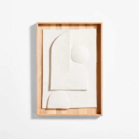 HDT KHAN | "Lain" Paper Mache Wall Art